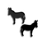 donkey pair decals